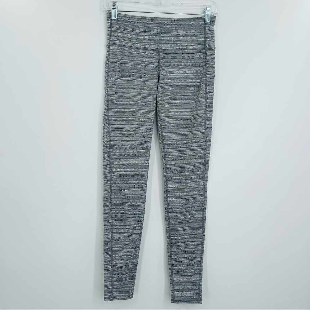 Athleta high rise jacquard chaturanga tight leggings‎ full length
